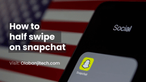 How to half swipe on snapchat